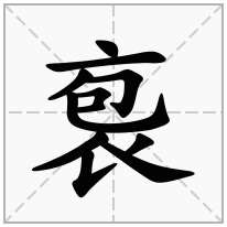 袌念什么字