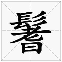 鬐念什么字