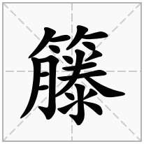 籐念什么字