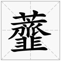 虀念什么字