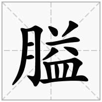 膉念什么字