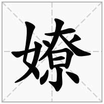 嫽念什么字