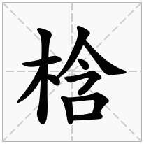 梒念什么字