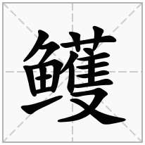 鳠念什么字