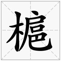 槴念什么字