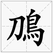 鳭念什么字