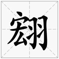 翝念什么字