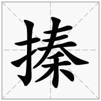 搸念什么字