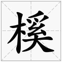 榽念什么字