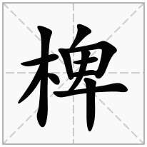 椑念什么字