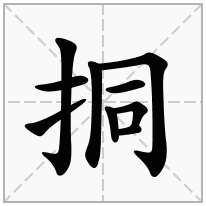 挏念什么字