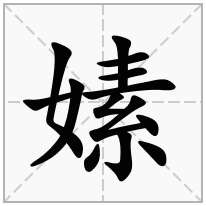 嫊念什么字