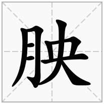 胦念什么字