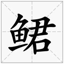 鲪念什么字