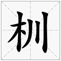 杊念什么字