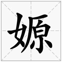 嫄念什么字