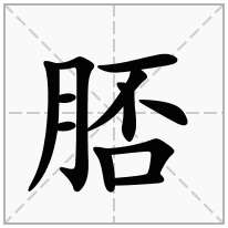 脴念什么字